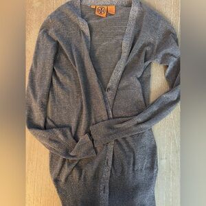 Tory Burch Glitter Gray Sweater
